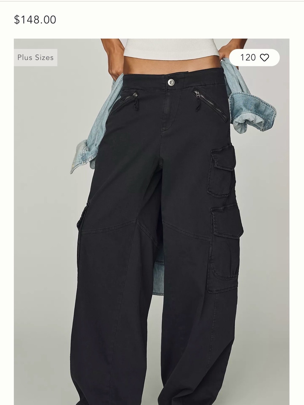 Pilcro Anthropologie charcoal black high-rise trousers